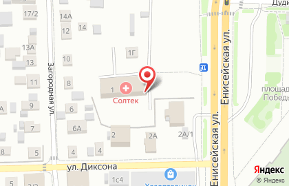 Клиника Солтек на Енисейской улице на карте