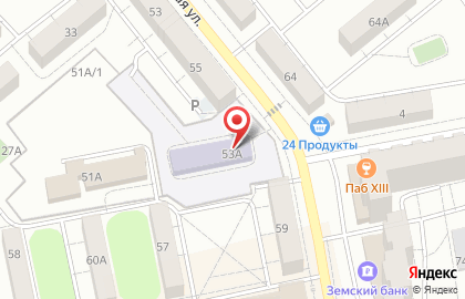 Школа №23 им. Пальмиро Тольятти с дошкольным отделением в Центральном районе на карте