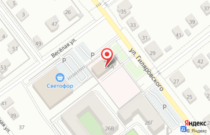 Центр доктора Бубновского на улице Гиляровского на карте