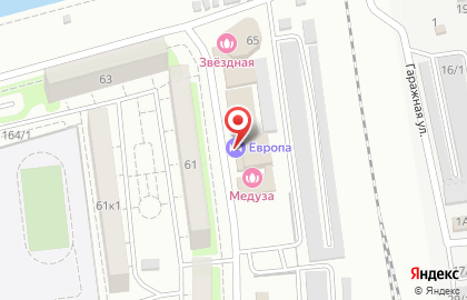 Гостиничный комплекс Европа в Советском районе на карте