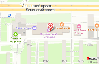 Студия красоты Divine на Ленинском проспекте на карте