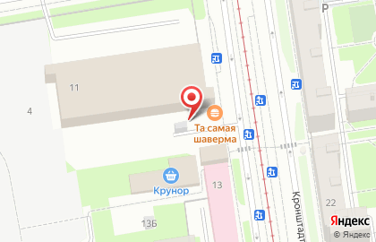 Супермаркет Копейка на Кронштадтской улице на карте
