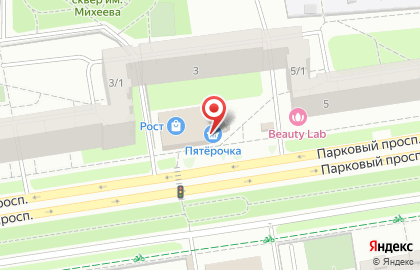 Японская экспресс-парикмахерская Чио Чио на Парковом проспекте на карте