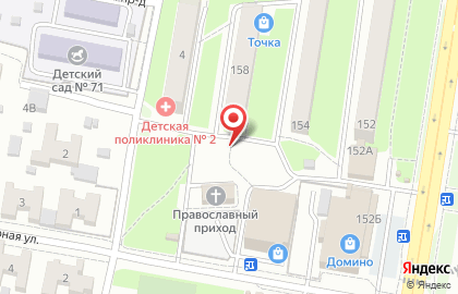 Киоск по продаже мясной продукции в Октябрьском районе на карте