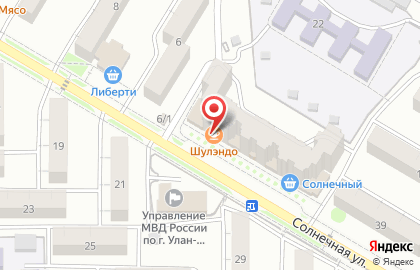 Кафе Шулэндо в Железнодорожном районе на карте