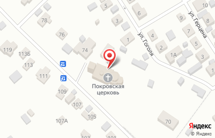 Храм Покрова Пресвятой Богородицы в Хомутово на карте