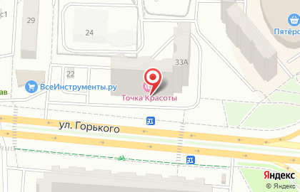 Барбершоп Borodach на улице Горького, 33а в Королёве на карте