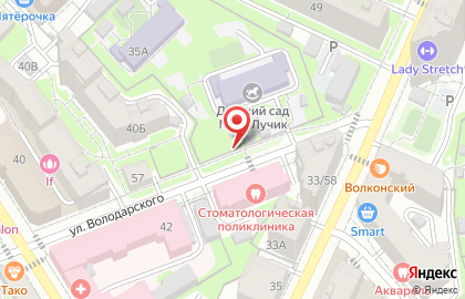 ОАО Банкомат, Балтийский Банк на улице Володарского на карте