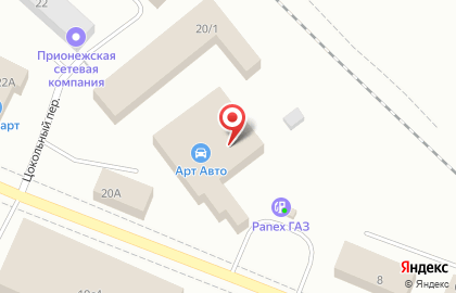 Автоцентр Uz-Daewoo в Петрозаводске на карте
