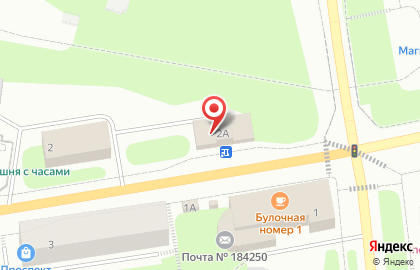 Папа Пицца на проспекте Ленина на карте