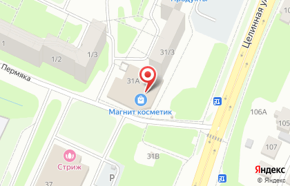 Магазин косметики и парфюмерии в Мотовилихинском районе на карте