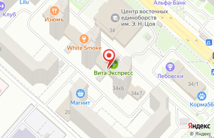 ПРОСПЕКТ в Дзержинском районе на карте