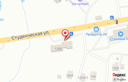 Торговая компания ГлавПечьТорг на Студенческой улице на карте