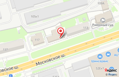 Оптовая фирма Медиана на Московском шоссе на карте