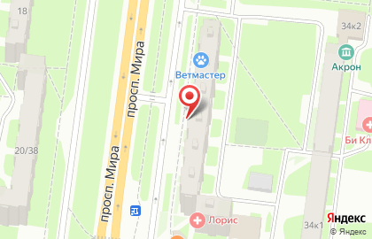 Магазин канцелярских товаров в Великом Новгороде на карте