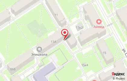 Буран на улице Стахановцев на карте