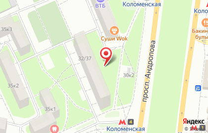 Ремонт крупной бытовой техники на проспекте Андропова на карте