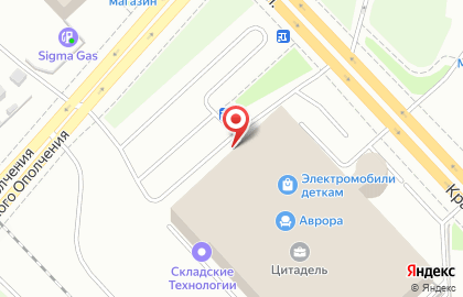 Интернет-провайдер Бизнес Телеком на Краснопутиловской улице на карте