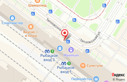Терминал СберБанк на Тепловозной улице на карте