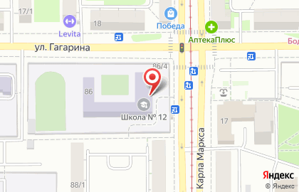 Автошкола Престиж-Авто в Правобережном районе на карте