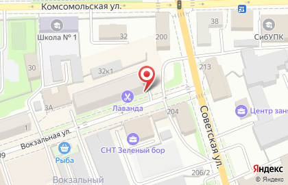 Совкомбанк в Новосибирске на карте