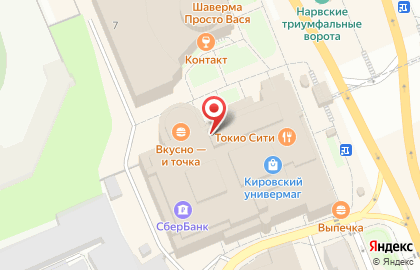 Магазин Profly на площади Стачек на карте