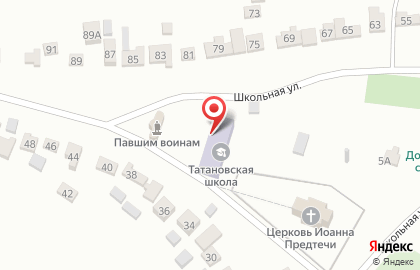 Донская средняя общеобразовательная школа на карте
