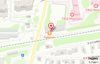 Кафе-бар Кабачок в Иваново на карте