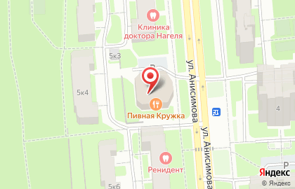 Бар Пивная Кружка в Колпинском районе на карте