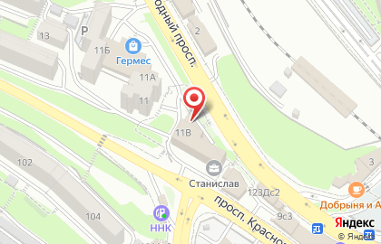 Салон красоты Камея в Первореченском районе на карте