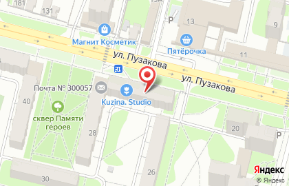 Магазин Мясной уголок в Зареченском районе на карте