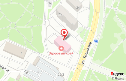 Гостиница Победа в Советском районе на карте