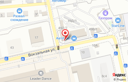 Магазин автозапчастей в Астрахани на карте