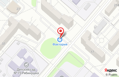 Продовольственный магазин Факторiя на проспекте Мира, 37а в Нижнекамске на карте