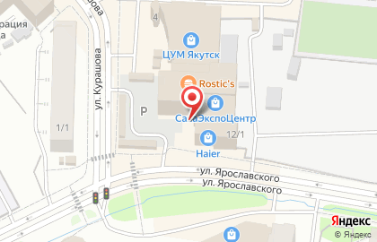 Салон оптики Очкидалинзы на улице Ярославского на карте