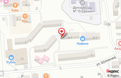Стоматологический кабинет на улице Шумакова на карте