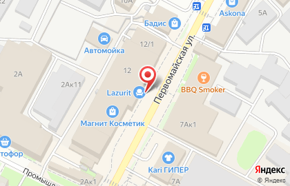 Мебельный салон Lazurit на Первомайской улице на карте