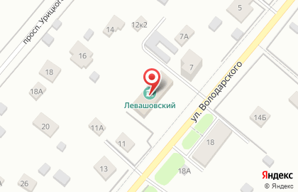 Левашовский на карте