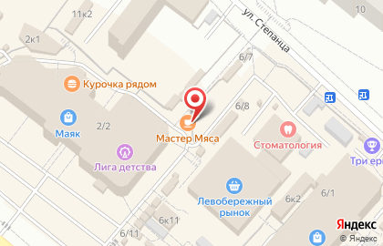 Мастерская по изготовлению ключей и заточке инструментов на проспекте Комарова на карте