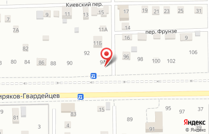 Автомагазин Автопрофи на улице Сибиряков-Гвардейцев на карте