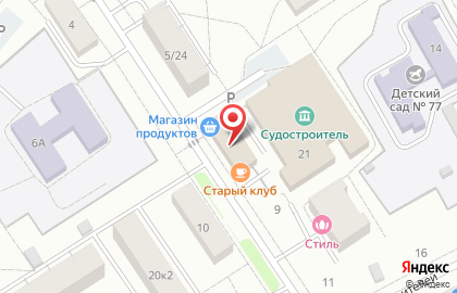 Ателье мод в Фрунзенском районе на карте