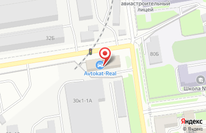 СТО AvtokatDelete на Планетной улице на карте