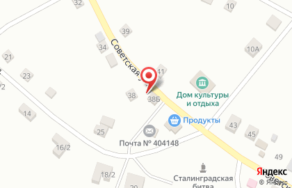 Продовольственный магазин Хороший-М на Советской улице на карте