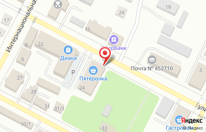 Банкомат Банк Уралсиб в Уфе на карте