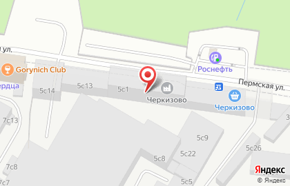 Магазин мясной продукции на Бульваре Рокоссовского на карте