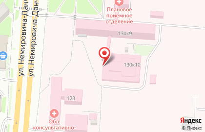Столовая Государственная Новосибирская областная клиническая больница на улице Немировича-Данченко на карте