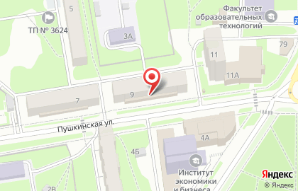 Супермаркет Гулливер в Ульяновске на карте