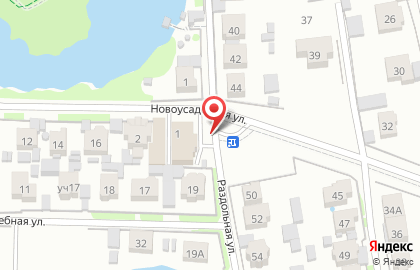 Рай на Новоусадебной улице на карте