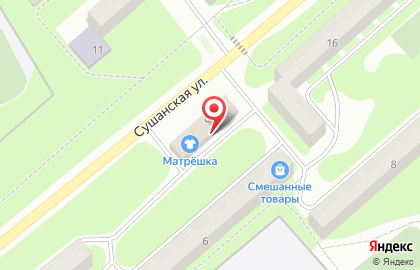 Супермаркет Красное & Белое в Великом Новгороде на карте