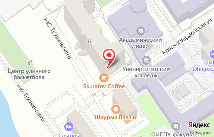 Любимое дело на набережной Тухачевского на карте